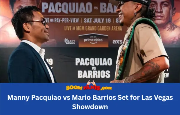 Manny Pacquiao vs Mario Barrios