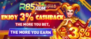 3% cashback bonus